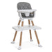 Dream On Me Luna 4-in-1 Convertible Highchair – Cool Grey lifestyle