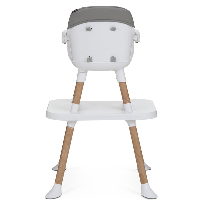 Dream On Me Luna 4-in-1 Convertible Highchair – Cool Grey lifestyle