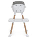 Dream On Me Luna 4-in-1 Convertible Highchair – Cool Grey lifestyle