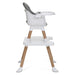 Dream On Me Luna 4-in-1 Convertible Highchair – Cool Grey lifestyle