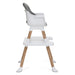 Dream On Me Luna 4-in-1 Convertible Highchair – Cool Grey lifestyle