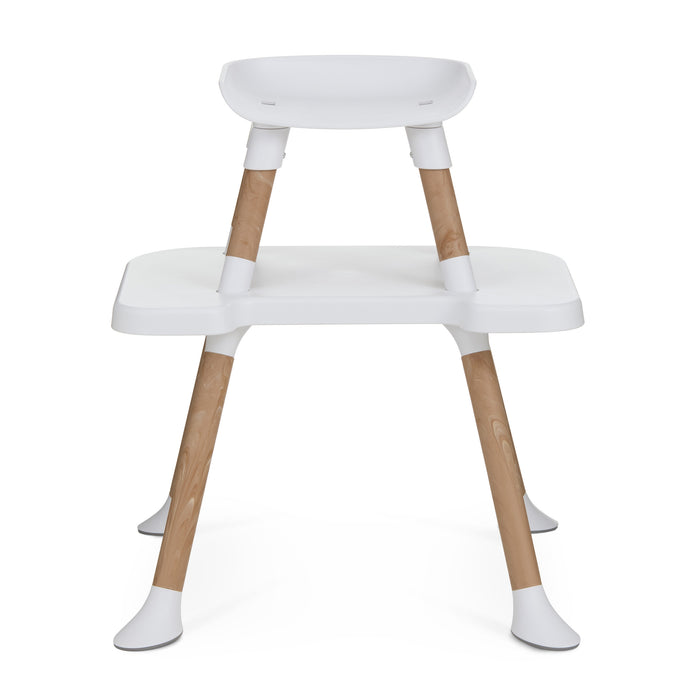 Dream On Me Luna 4-in-1 Convertible Highchair – Cool Grey lifestyle