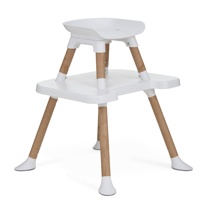 Dream On Me Luna 4-in-1 Convertible Highchair – Cool Grey lifestyle
