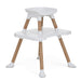 Dream On Me Luna 4-in-1 Convertible Highchair – Cool Grey lifestyle