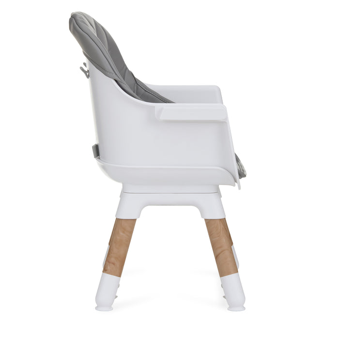 Dream On Me Luna 4-in-1 Convertible Highchair – Cool Grey lifestyle