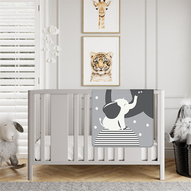 Simmons Jacquard Reversible Baby Blanket