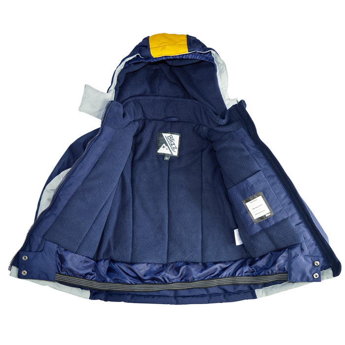 Ensemble de neige pour garçon Blizz et accessoires – Orange/Marine | Tailles 4 à 16