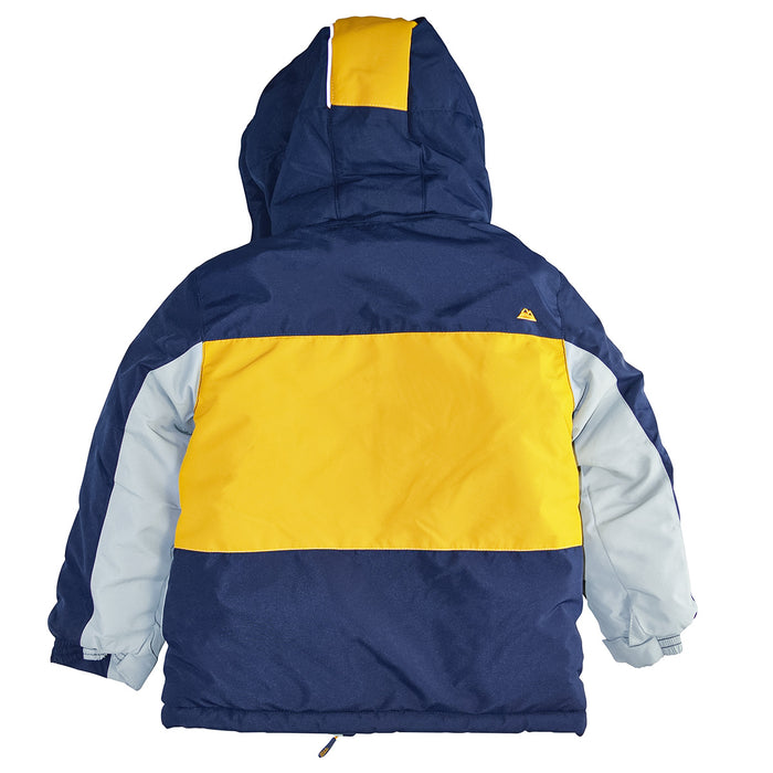 Ensemble de neige pour garçon Blizz et accessoires – Orange/Marine | Tailles 4 à 16