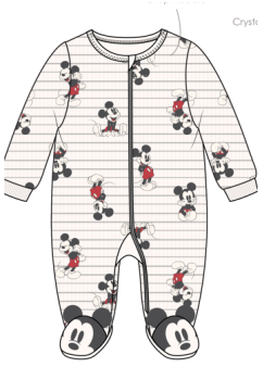 Disney Mickey Mouse Adorable Baby Footed Sleeper - (0 to 9m)