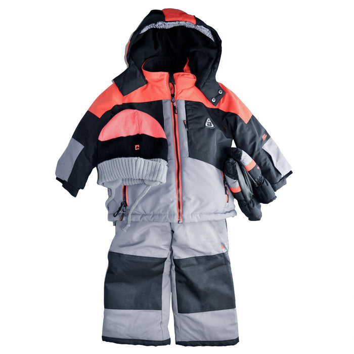 Ensemble d’hiver Blizz – Manteau, pantalon et accessoires - Rouge Flash (Tailles 2 à 16 ans)