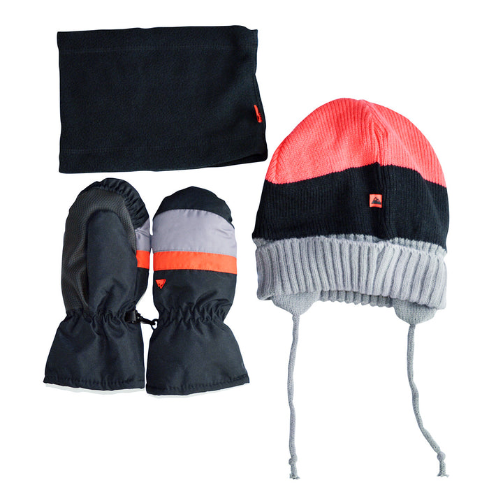 Ensemble d’hiver Blizz – Manteau, pantalon et accessoires - Rouge Flash (Tailles 2 à 16 ans)