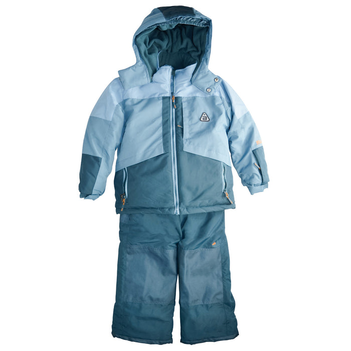 Ensemble d'hiver, manteau, pantalon et accessoires Blizz - Bleu Sarcelle - Tailles 2 à 16 ans