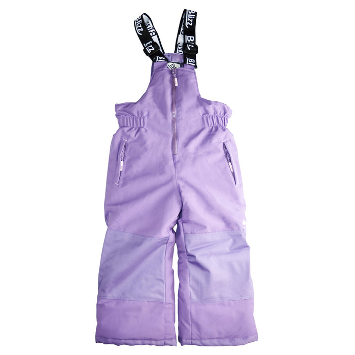 Combinaison de ski 2 pièces Blizz pour fille avec accessoires – Motif floral mauve – Tailles 2 à 16 ans