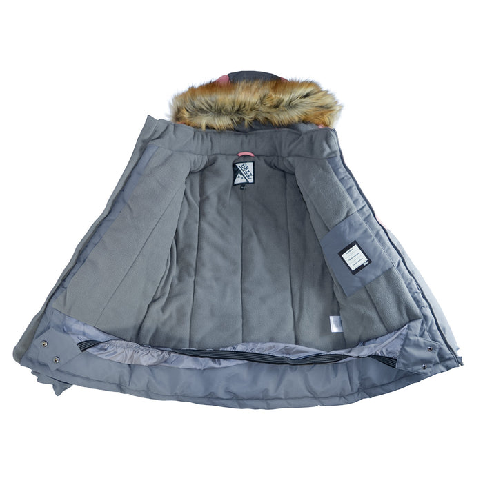 Ensemble d’Hiver 2 Pièces pour Fille Blizz – Rose et Gris – Taille 8 à 16