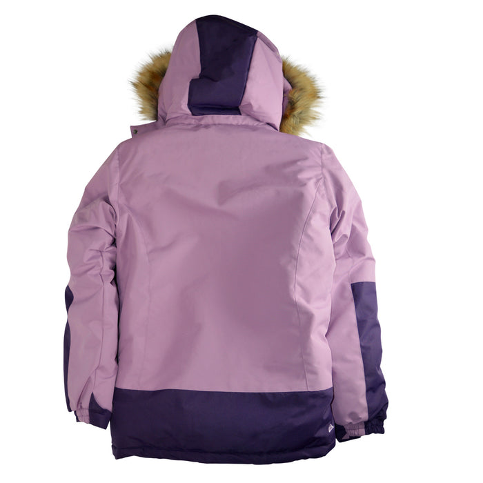 Blizz Girls’ 2-Piece Snowsuit Set with Accessories – Mauve/Purple – Size 8-16