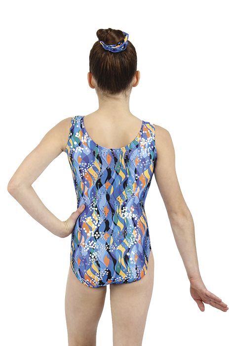 Mondor Sleeveless Gymnastics & Dance Printed Leotard - Children, Teens & Adults - 27822