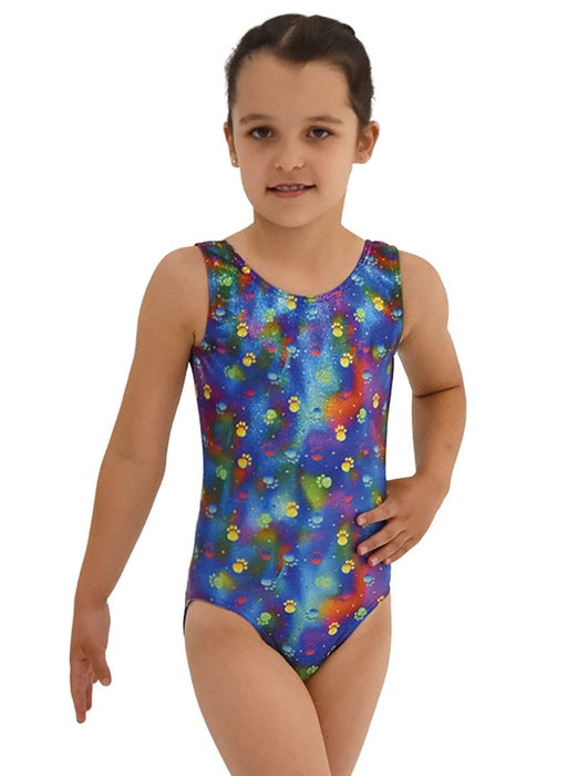 Mondor Sleeveless Gymnastics & Dance Printed Leotard - Children, Teens & Adults - 27822