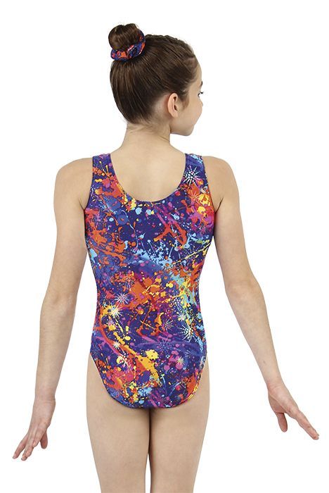Mondor Sleeveless Gymnastics & Dance Printed Leotard - Children, Teens & Adults - 27822