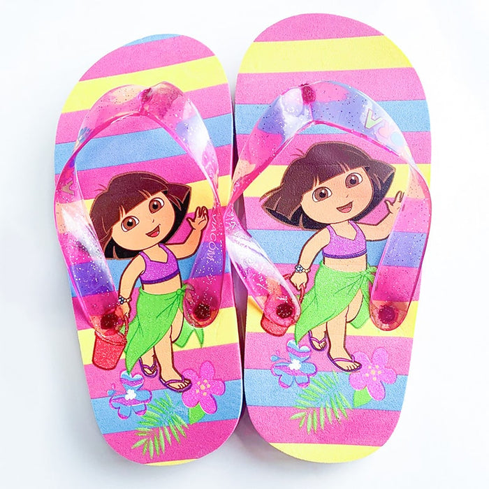 Kids Shoes Tongs Dora pour fillettes