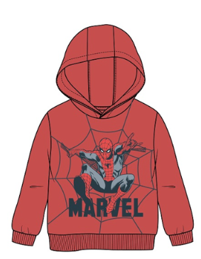Spiderman Red Hoodie Size (2/3 to 5/6)
