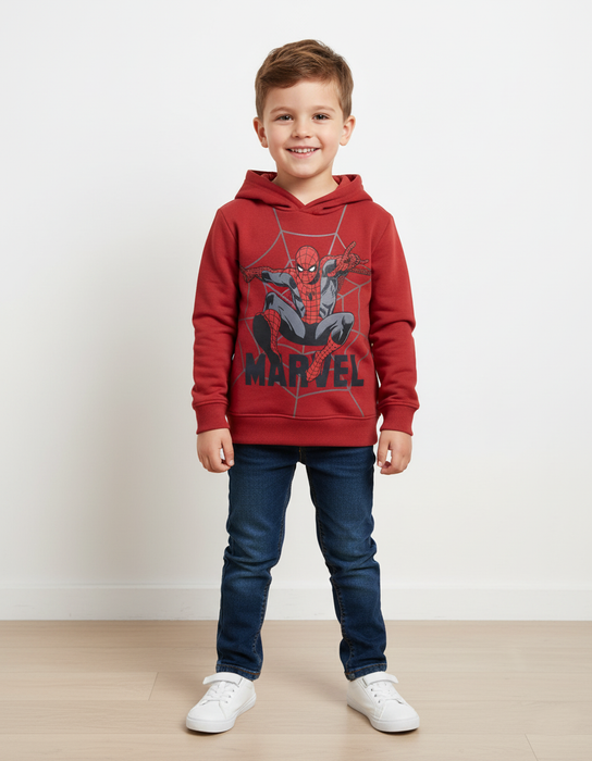 Spiderman Red Hoodie Size (2/3 to 5/6)