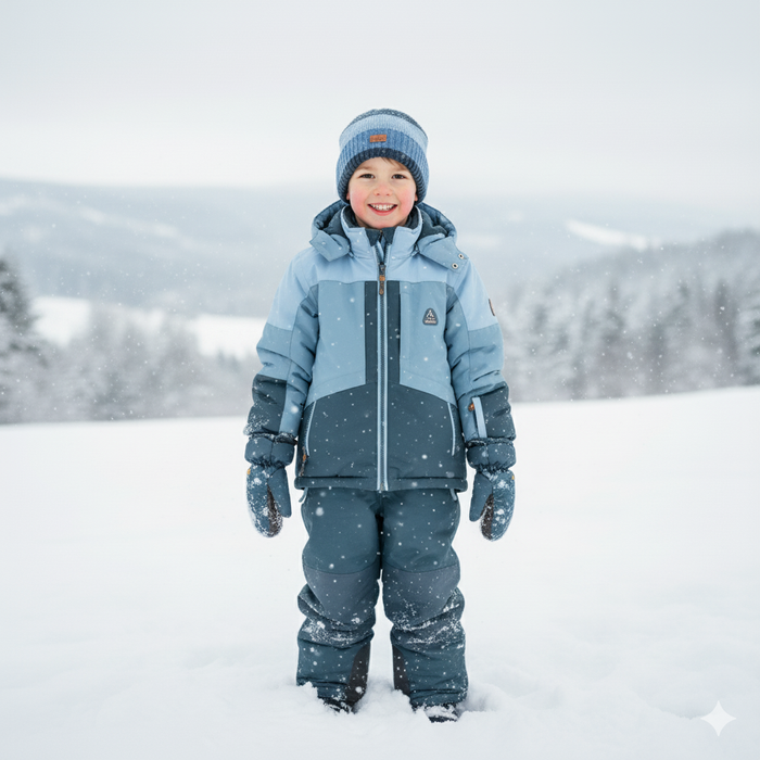 Ensemble d'hiver, manteau, pantalon et accessoires Blizz - Bleu Sarcelle - Tailles 2 à 16 ans