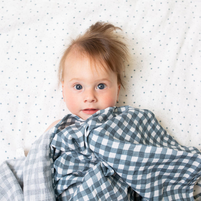 Lulujo Cotton Muslin Baby Swaddles - 2-Pack