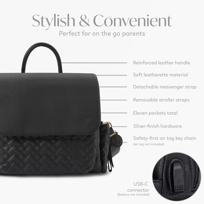 Hanna and Sophia Traveler 5-Piece Diaper Bag Set