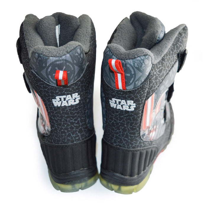 Bottes d'hiver Star Wars Darth Vador avec lumières pour garçons de Kids Shoes - 31131