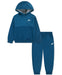 Nike Colorblock Fleece Jogger Set – Green Abyss (12 to 24m)