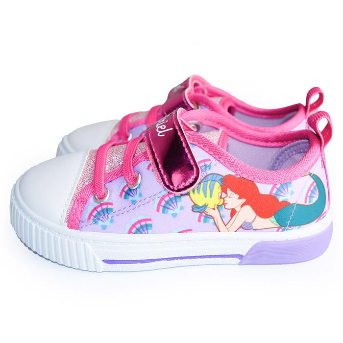 Kids Shoes Disney's Princess Ariel Light-up Toddler Girls Canvas Shoes