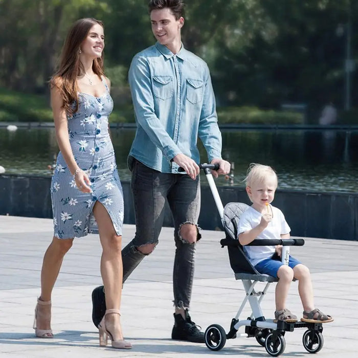 Dream On Me Coast Rider Stroller lifestyle – plush seating