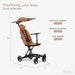 Evolur Cruise Rider Stroller with Canopy – Cognac lifestyle