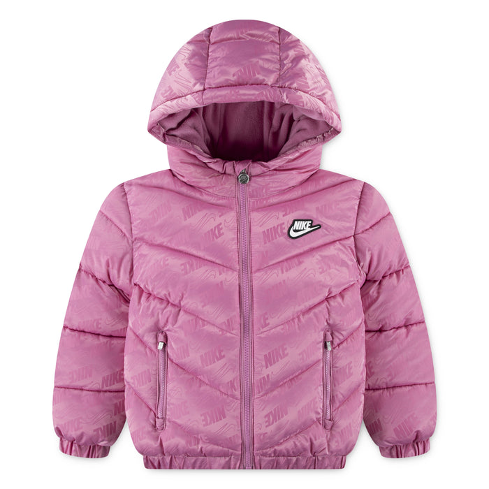 Nike Jacquard Puffer Jacket – Magic Flamingo (4 to 6X)