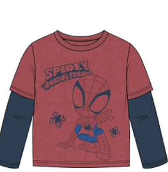 Spiderman Long Sleeve T-Shirt - Size 2/3 to 5/6 - Toddler & Little Boys