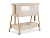 Evolur Lullaby Portable Bassinet with Wheels – Beige lifestyle