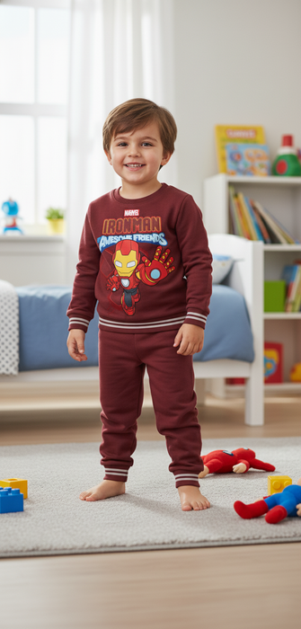 Iron Man 2 Piece Jogger Jogger Set - Toddler & Little Kids- (2/3 to 5/6)