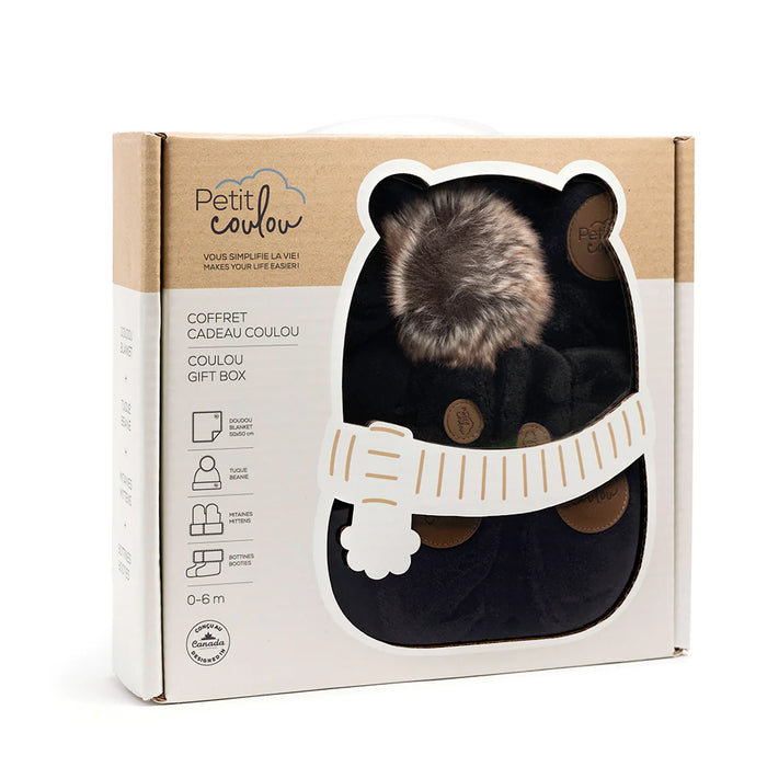 Petit Coulou - Baby Winter Accessories Gift Box (4 accessories) - 0-6m moo