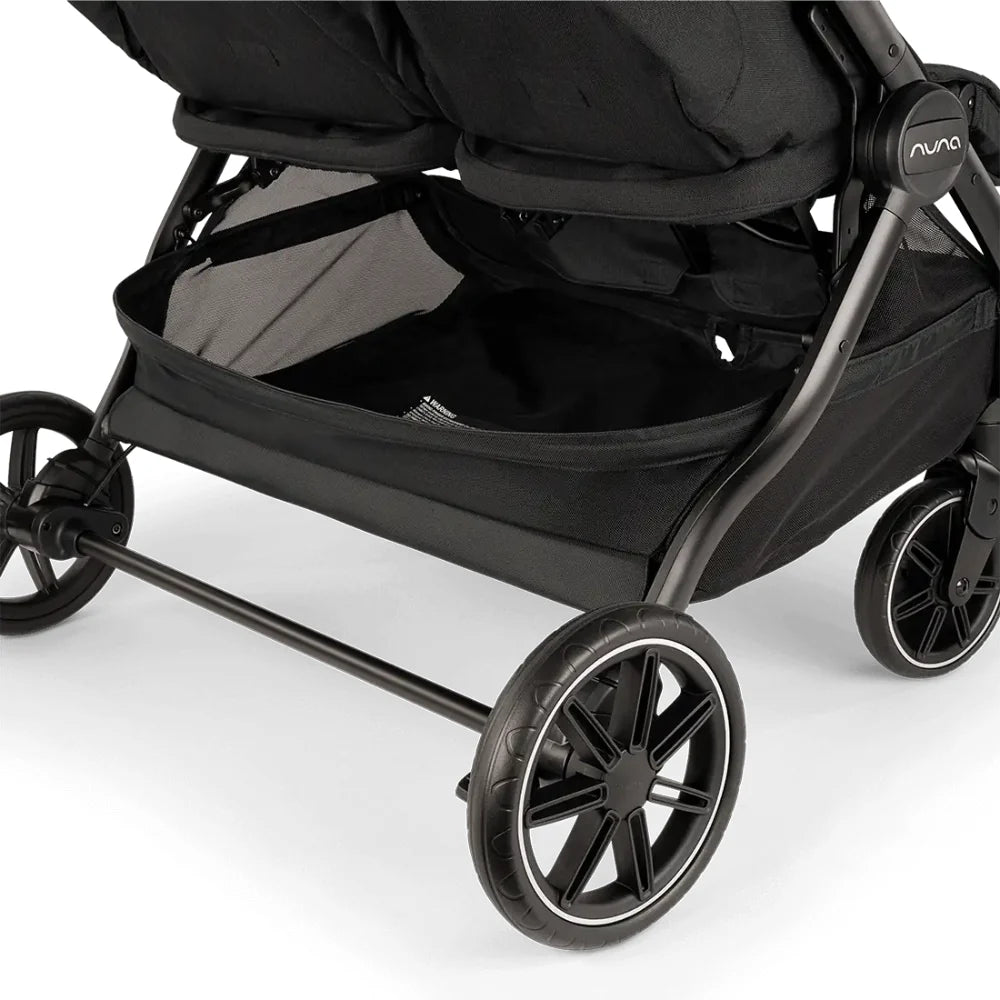 Poussette double Nuna TRVL Dubl Baby - Caviar