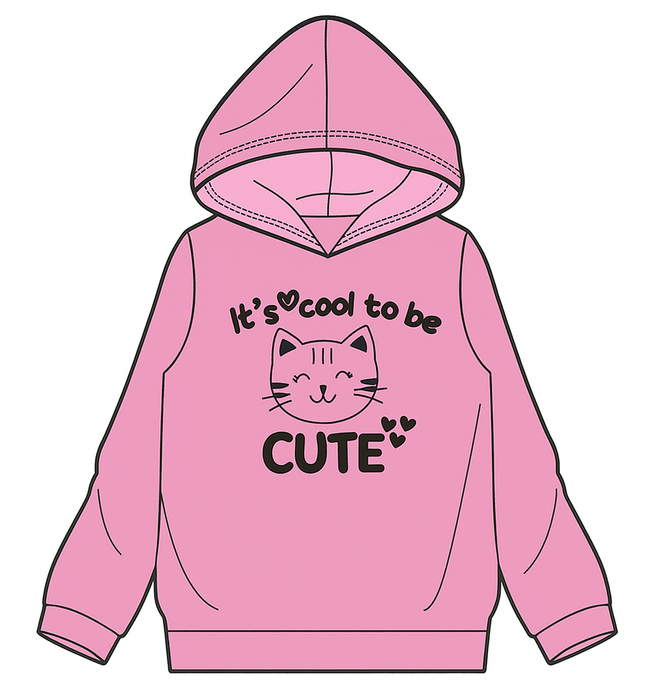 Green Jeans Toddlers and Girls Fleece Hoodies - 4 to 6x