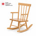 Economy solid maple wooden rocking chair for kids - Made in Canada
