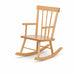 Economy solid maple wooden rocking chair for kids
