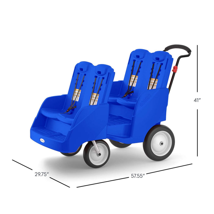 Foundations Gaggle® Parade™ 4 Seat Buggy – Multi-Child Baby Stroller