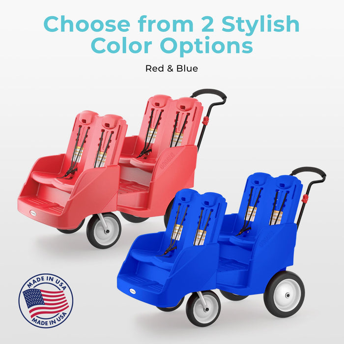 Foundations Gaggle® Parade™ 4 Seat Buggy – Multi-Child Baby Stroller