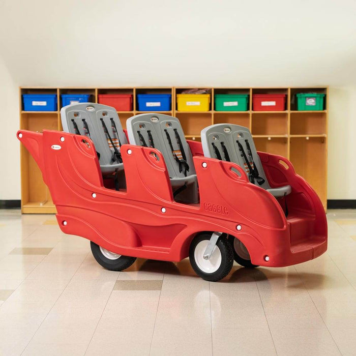 Gaggle® Parade™ 6-Seat Buggy Stroller for Daycare & Childcare Centers