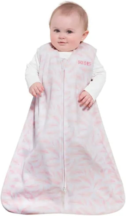 Halo SleepSack Wearable Blanket Micro Fleece - Pine leaves Pink