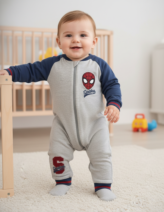 Spiderman Baby Boy Romper | Sizes 0 to 24m
