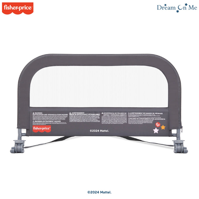 Dream On Me Fisher-Price Little Naps Bed Rail – Grey