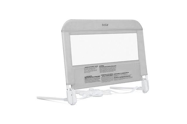 Evolur Snooze Shield Swing-Down Guardrail – Grey