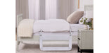 Evolur Snooze Shield Swing-Down Guardrail – White lifestyle